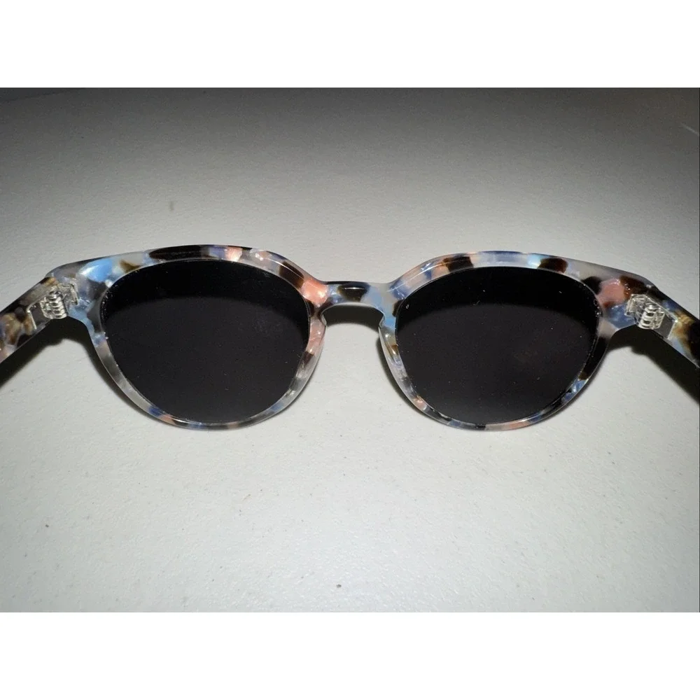 Warby Parker Wright N 855 Narrow Round Multicolor Eyeglass FRAMES ONLY 49 18 140